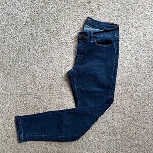 Banana Republic Jeans Womens 4P 27x28 Mid Rise Skinny Fit Blue Denim